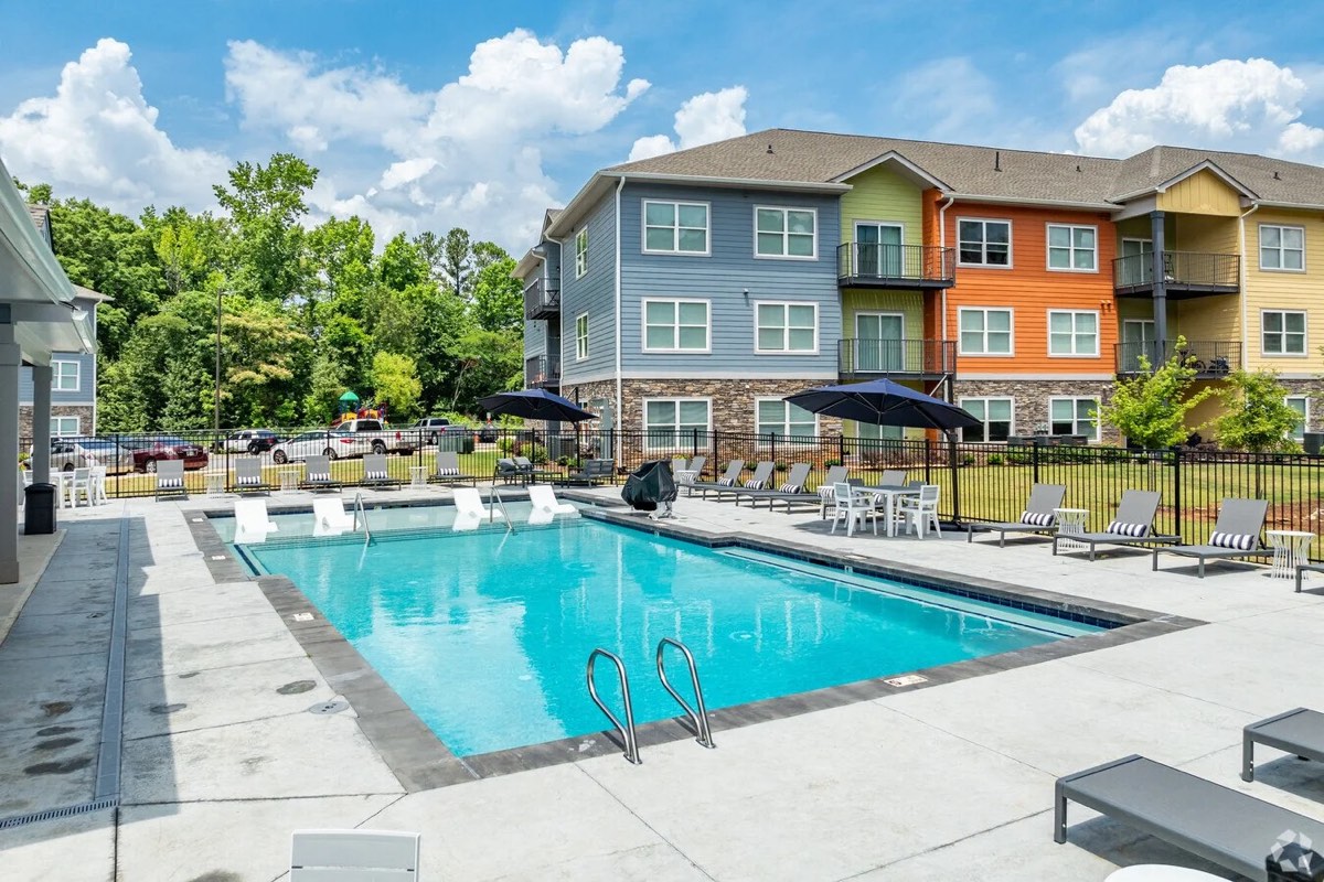 Resort-style pool